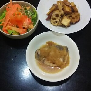 さつま芋＆揚げのレンコンの炒め煮♪